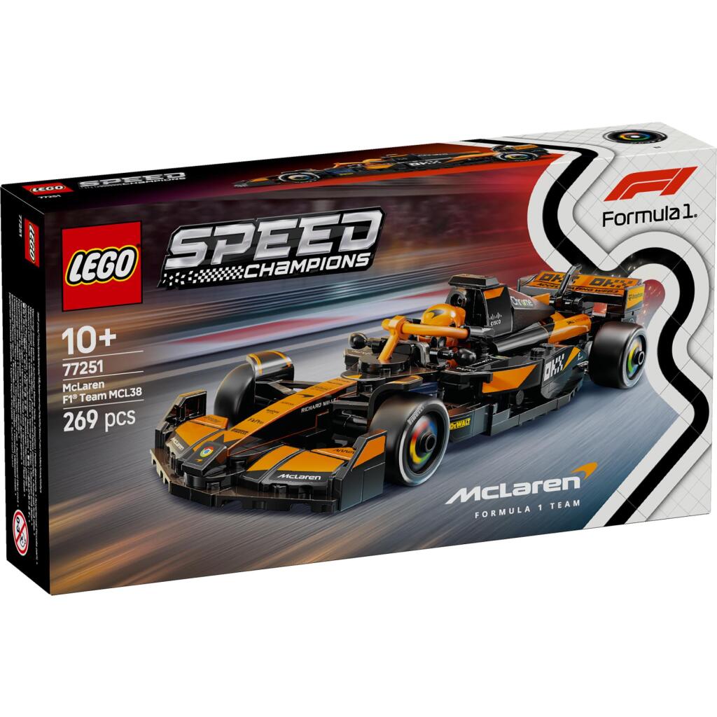 Lego speedkampioenen 77251 mclaren f1 team mcl38 racewagen