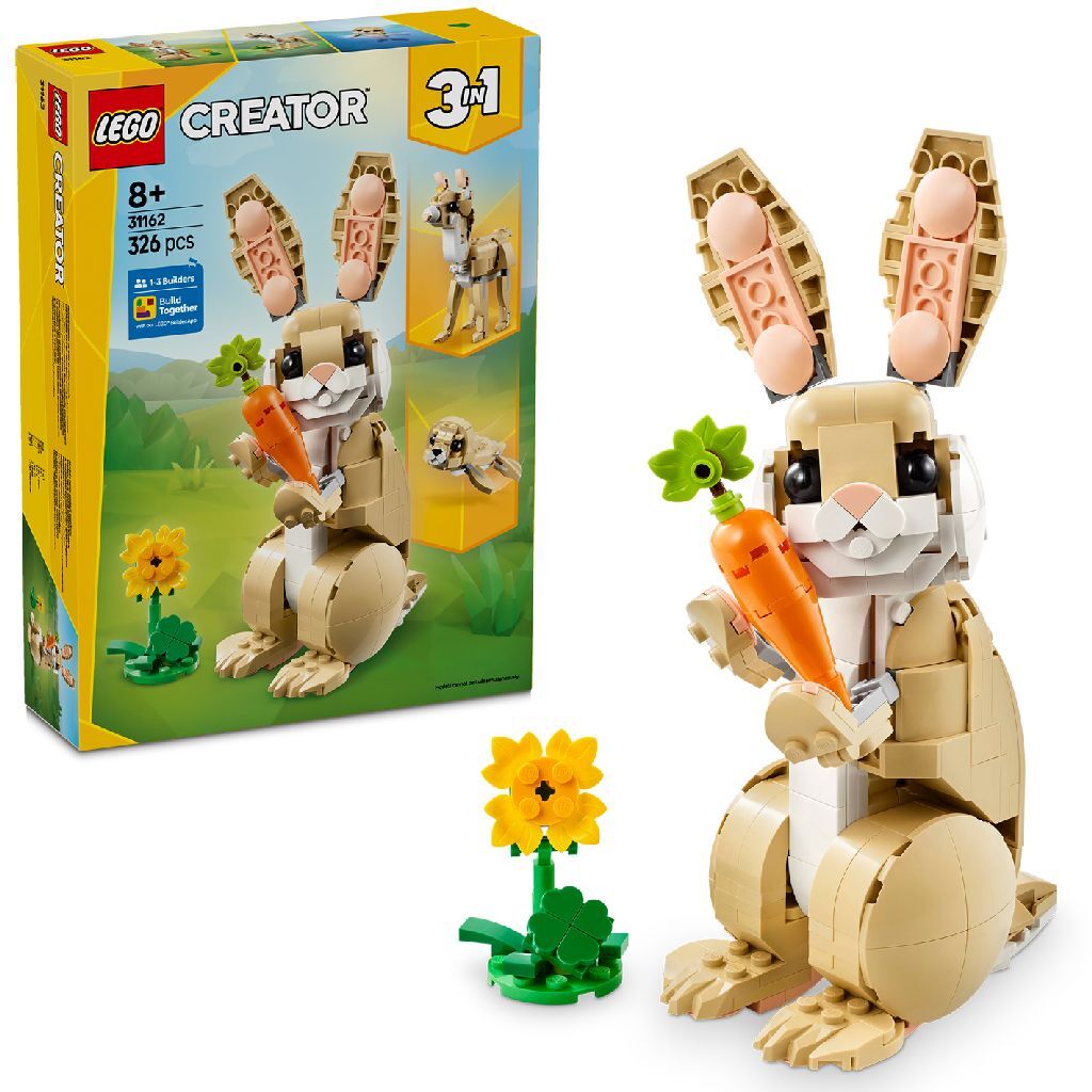 Lego creator 31162 3in1 lief konijn