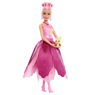 Barbie petal pop geparfumeerde modepop - roze tulpenjurk