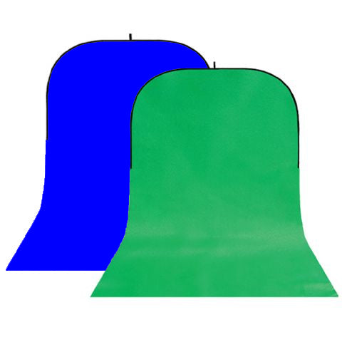 StudioKing Achtergrondbord BBT-10-07 Groen Blauw 400x150 cm
