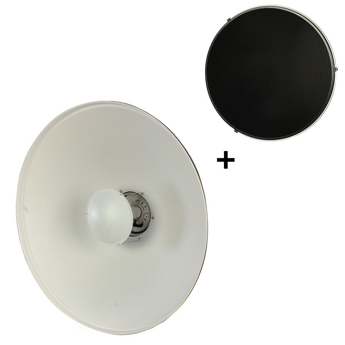 Studioking white beauty dish SK-BD550W 55 cm with honeycomb grid