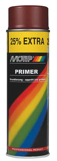 Spuitlak Motip Primer Rood 500 Ml
