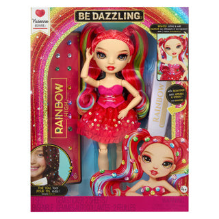 Rainbow high be dazzling fashion dolls vivienne rouge (red)