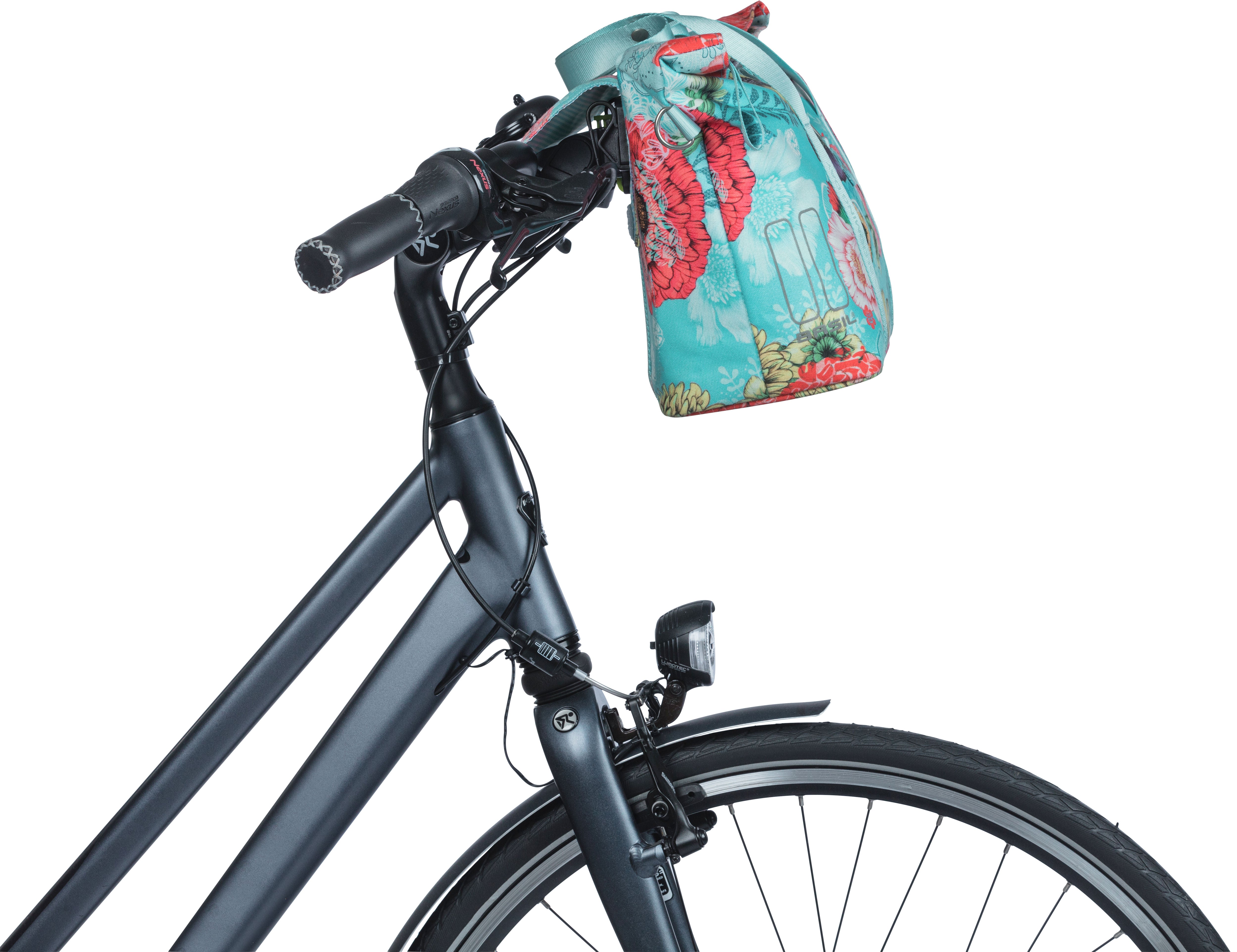 Basil Bloom Field vélo sac à main KF-hook 8-11L bleu ciel