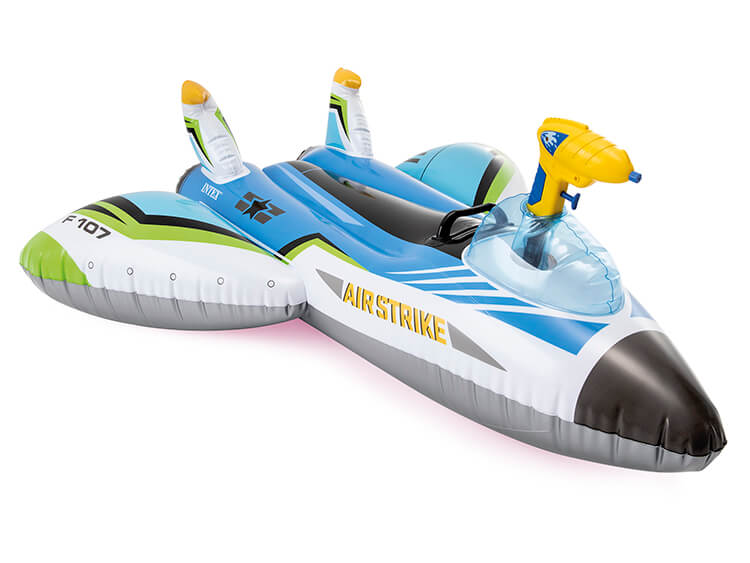 Intex waterpistoolvliegtuig - blauw