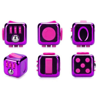 Fidget cube paars | 4 stuks