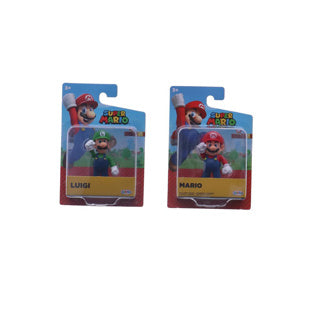 Nintendo super mario figuur 6,5 cm assorti | 4 stuks