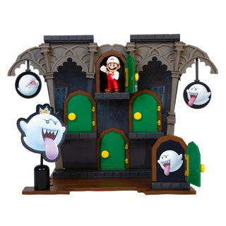 Mario boo landhuisset inclusief 6,5 cm mario figuur