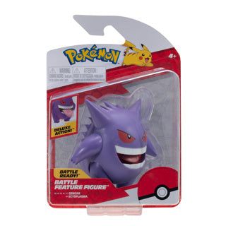 Jazwares pokémon battle feature figuur - gengar