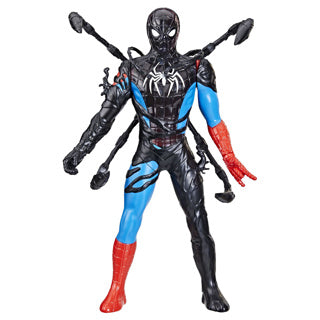 Marvel Spiderman-gif versus vloeibare shifter-figuur