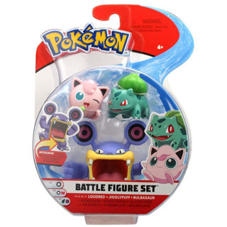 Pokémon gevechtsfigurensets 3-pack ass.