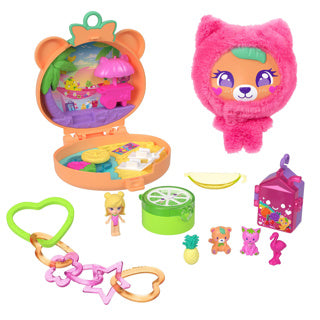 Polly pocket knuffelbeer compacte speelset