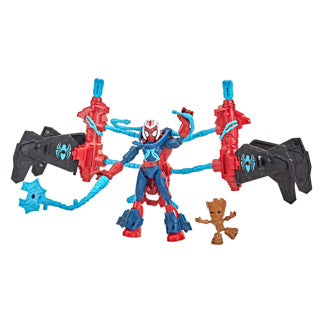 Hasbro spiderman bend n flex space mission flex jet