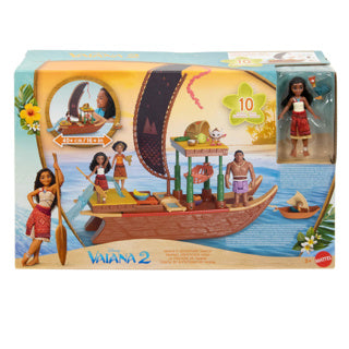 Vaiana kleine poppentransformatieboot