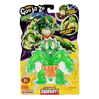 Goo jit zu shifters superhelden set - tritops - glow in the dark - stretchfiguur