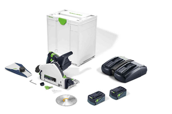 Festool accu invalcirkelzaag tsc55 5,0 kebi-plus xl