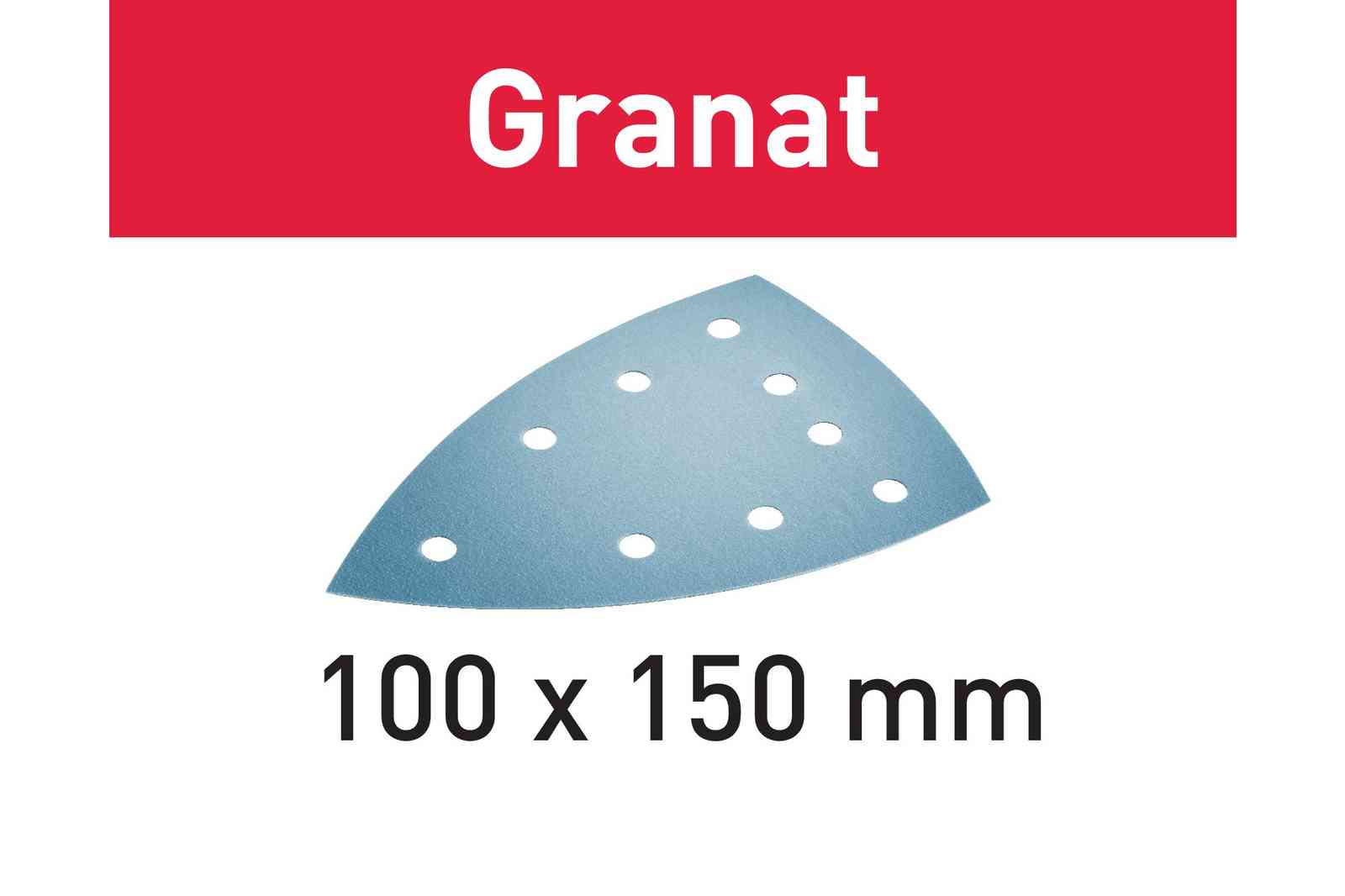 Festool accessoires schuurpapier stf delta 9 p80 gr 50 granat - 577544