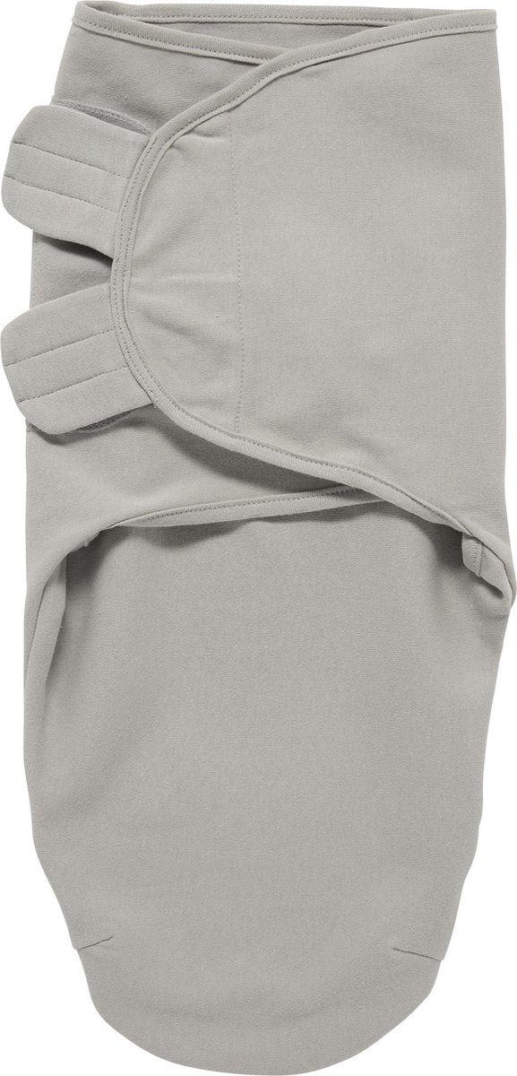 Meyco baby uni swaddle inbakerdoek - grey - 0-3 maanden - 1.0 tog