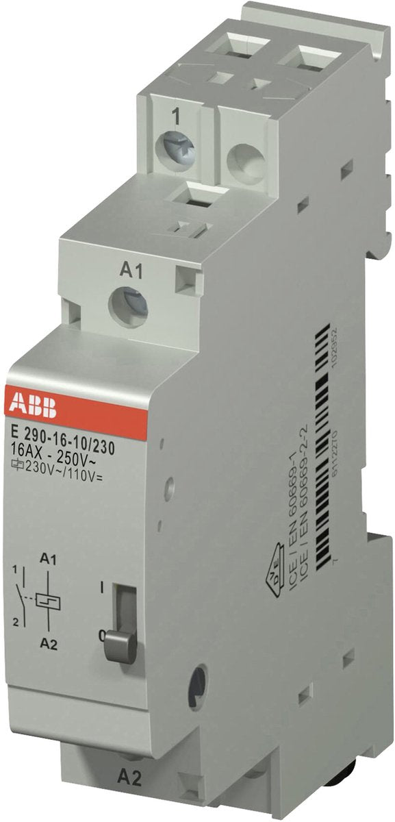 Busch-jaeger abb e290-16-10 230 stroomstootschakelaar din-rail 1x no 1 stuk(s)