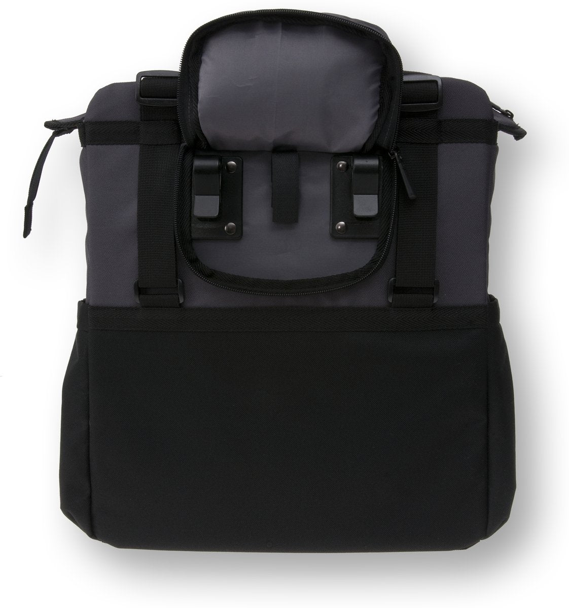 Basil Shopper XL - sportieve en trendy fietstas voor boodschappen en strand, zwart antraciet, 20L