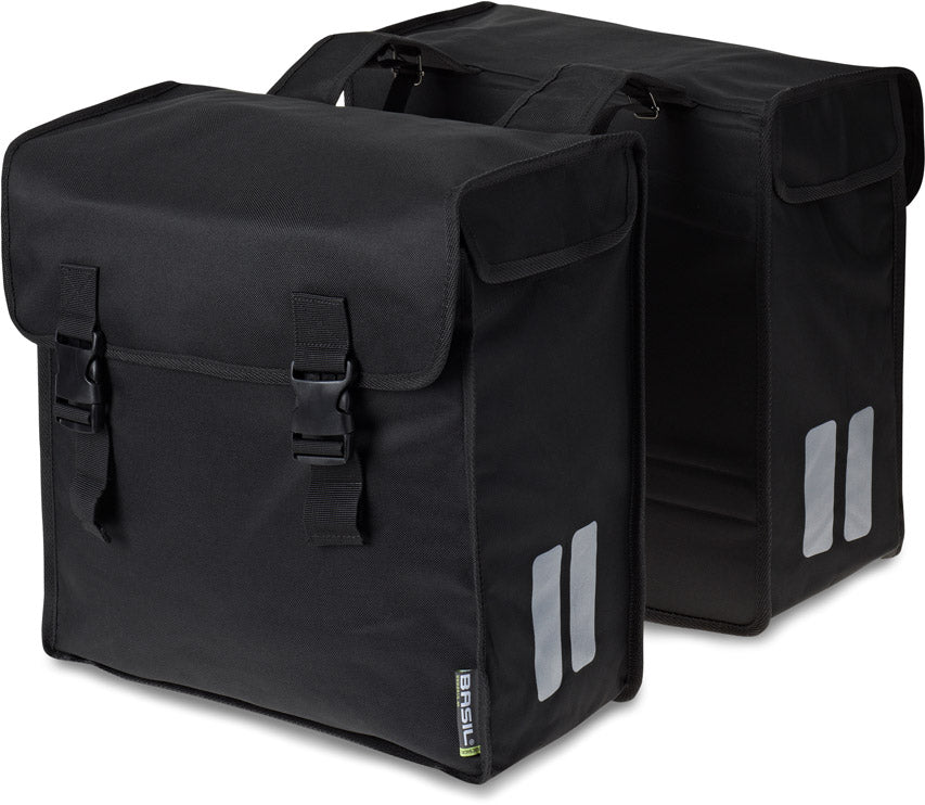 Sac double Basil Mara 3XL 52 litres noir 17551