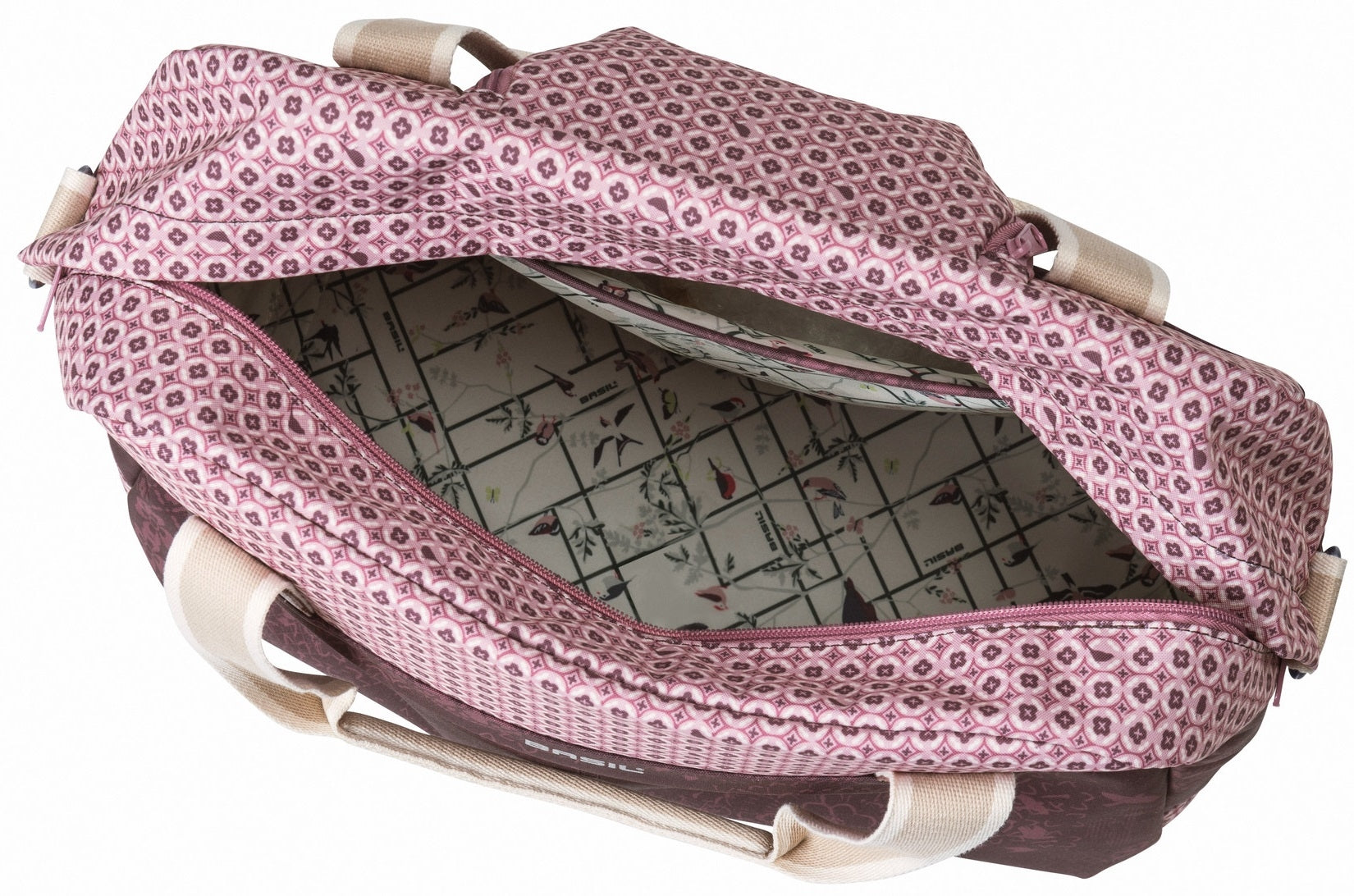 Fietstas Basil Bohème Carry All 18 liter 44 x 17 x 31 cm - rood