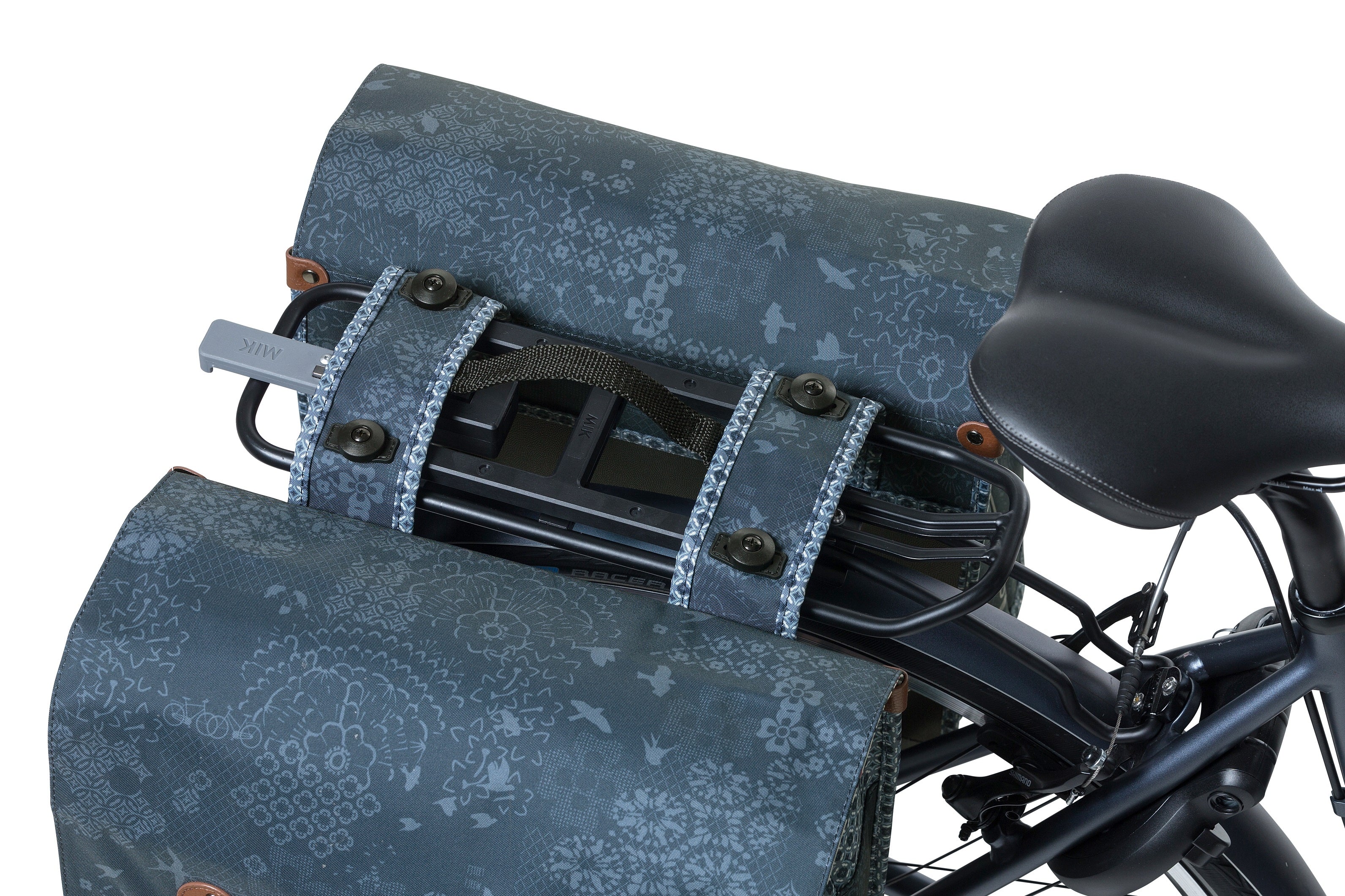 Basil Boheme Double Sacoche MIK 35L bleu indigo (18052)