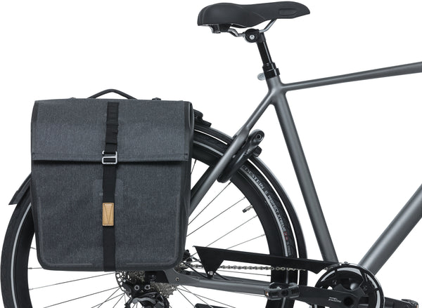 Basil Urban Dry Double Bag MIK 50L charbon mêlé