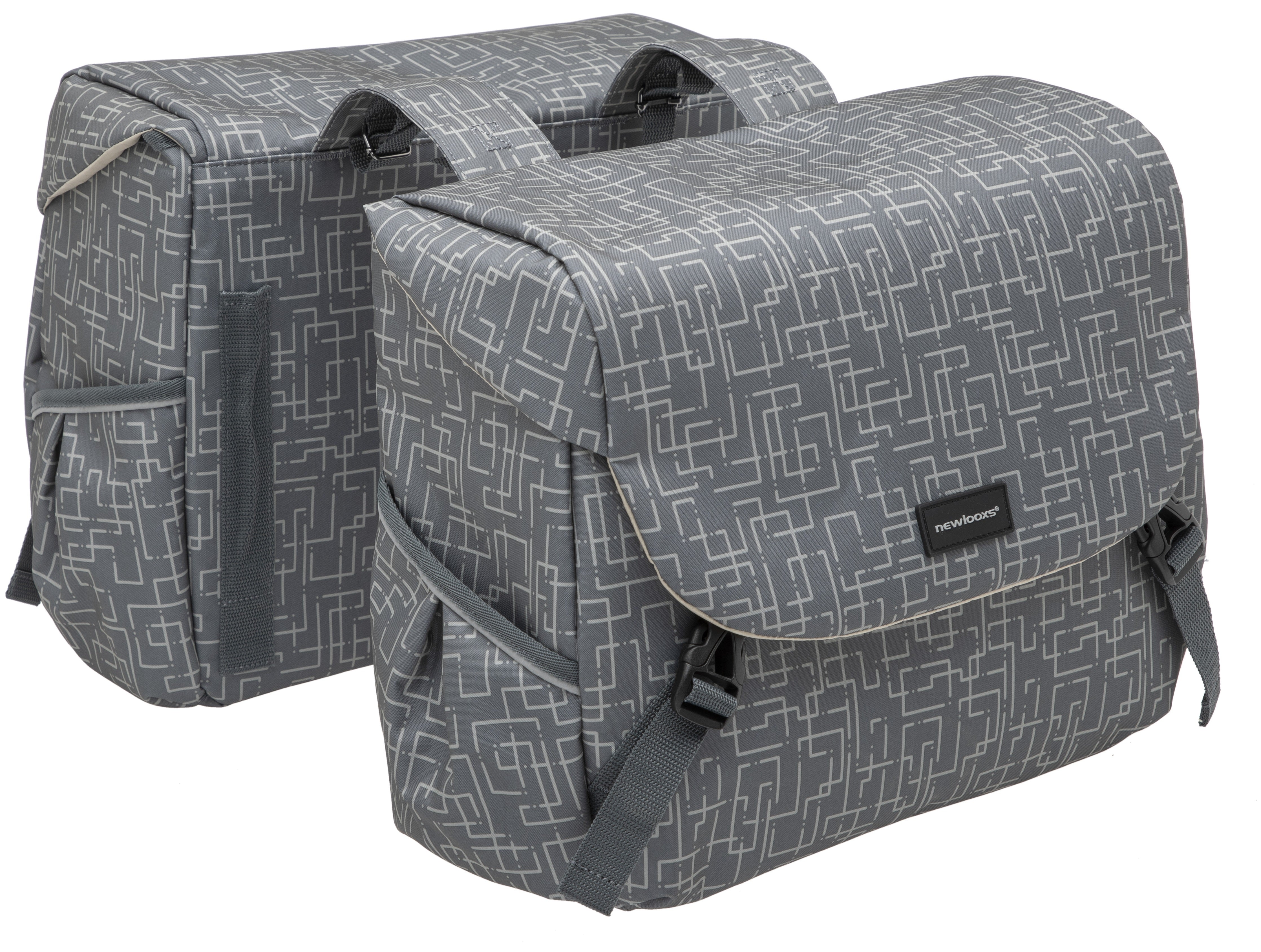 Newlooxs Mondi Joy Ivy MIK 38L sac double détachable gris
