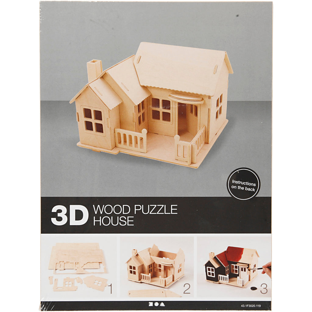 Https: www.cchobby.nl 3d-houten-constructie-set-huis-met-terras-afm-19x17-5x15-1-stuk