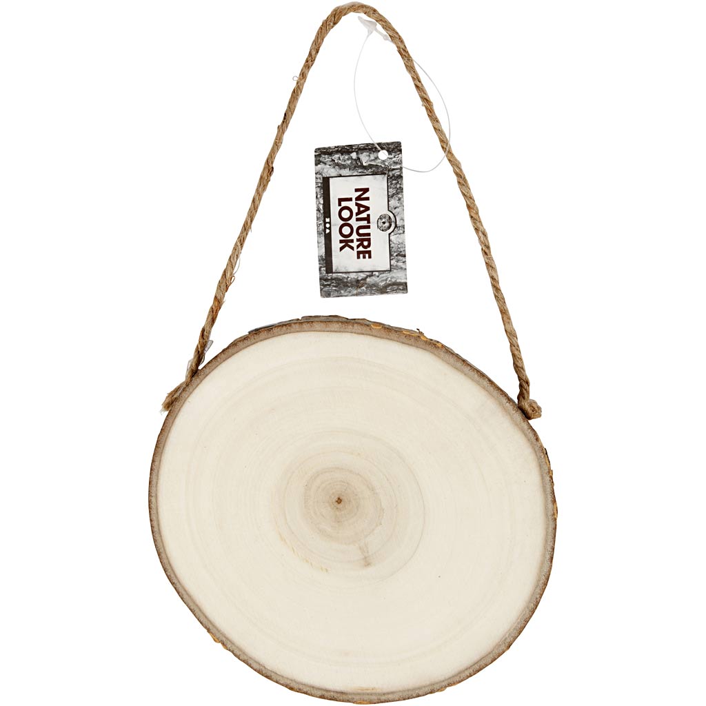 Creatief bedrijfsdeurschild hout, 12-14 cm