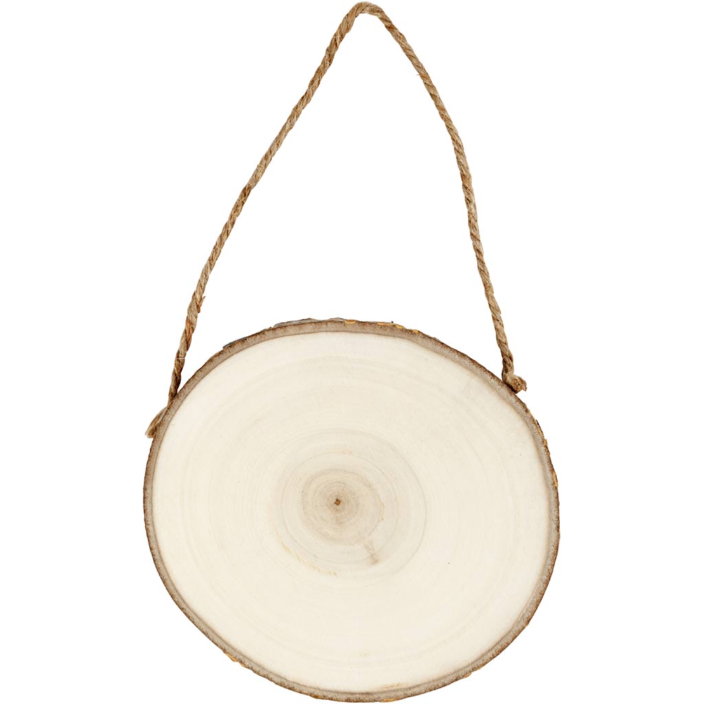 Creatief bedrijfsdeurschild hout, 12-14 cm
