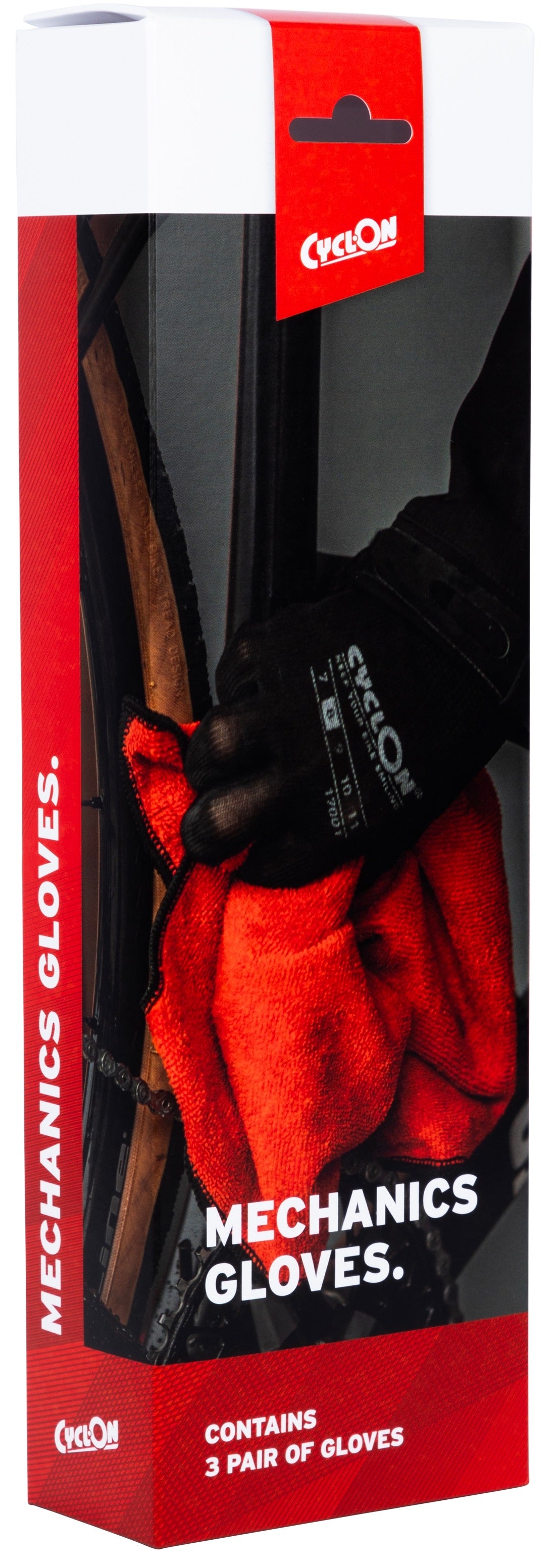 Cyclon montagehandschoenen m7 nylon pu zwart paars (20pr)