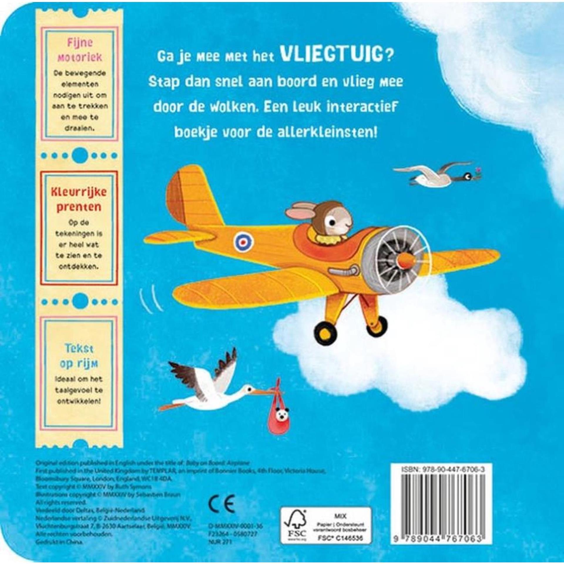 Deltas ga je mee? met het vliegtuig kartonboek