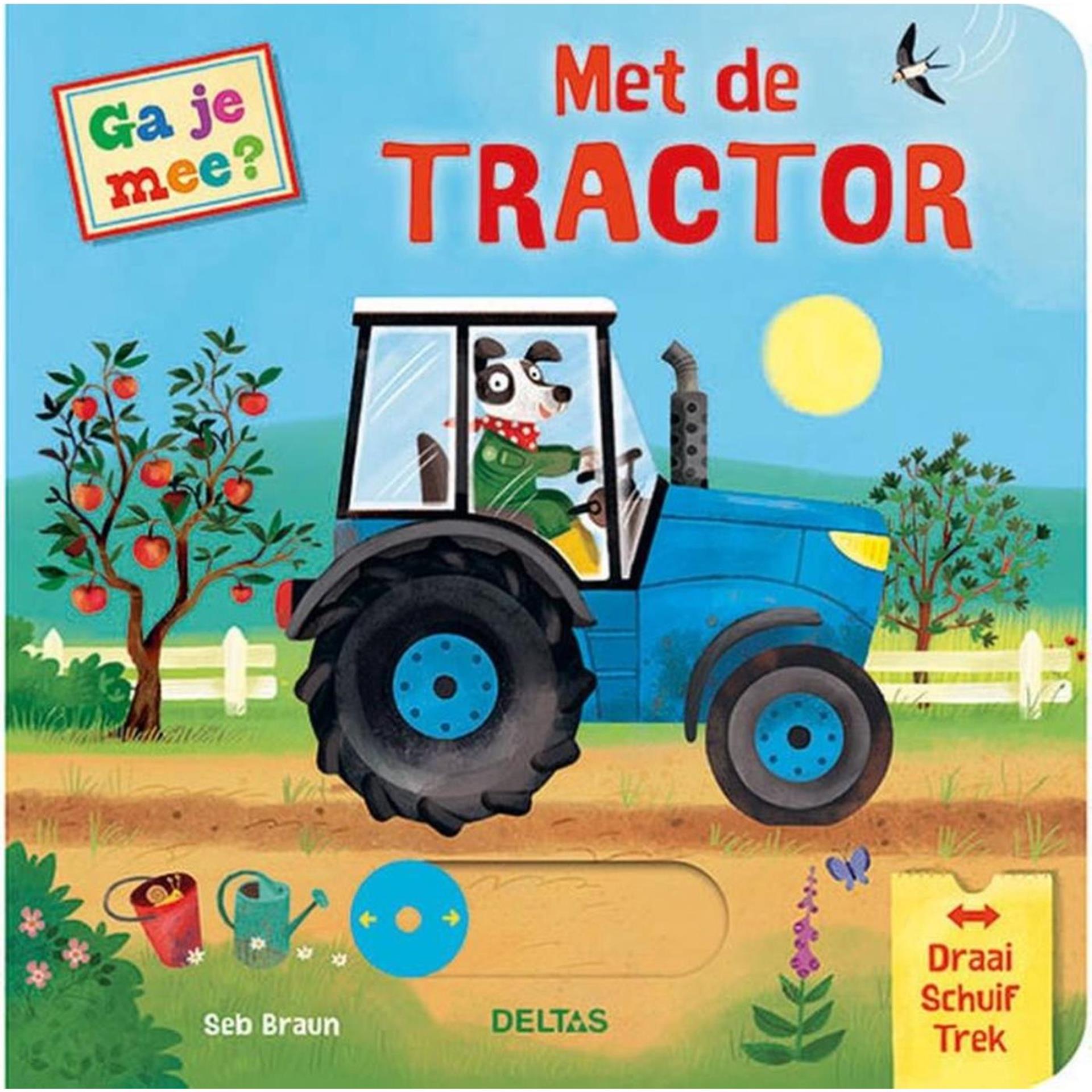 Deltas ga je mee? met de tractor kartonboek