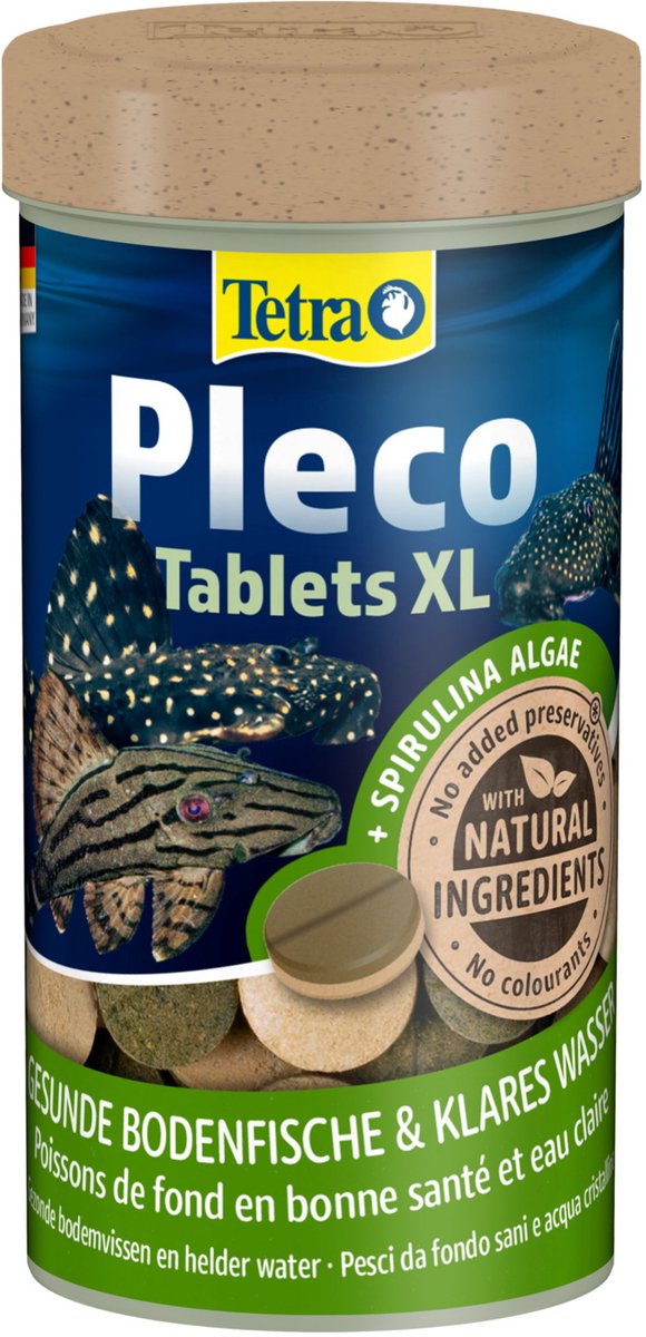 Tetra pleco xl tablets - vissenvoer - 113 tabletten