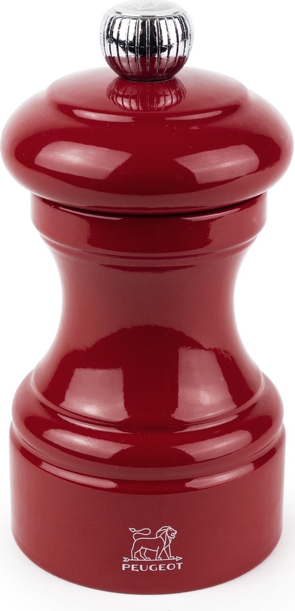 Peugeot bistro zoutmolen 10 cm - passierood - pefc-hout