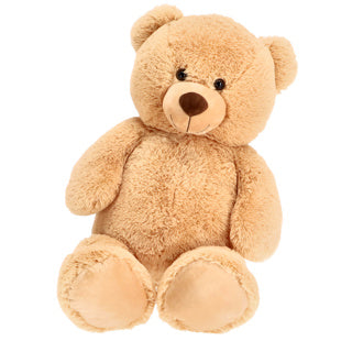 Pluchiez pluche knuffelbeer zittend 100 cm | 2 stuks