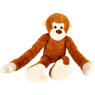 Pluchiez pluche aap met lange armen 80 cm bruin | 2 stuks