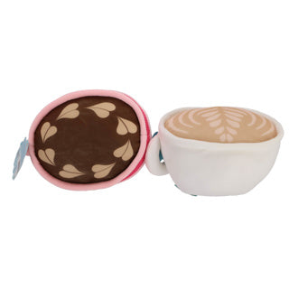 Pluchiez pluche koffie 18 cm 3 assorti | 2 stuks