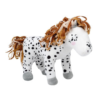 Bambolino speelgoed knuffel pluche fien en teun - stip de pony, 25cm
