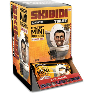 Skibdi toilet mini figuren 6 cm assorti