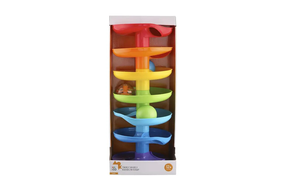 Playgo regenboog helling met 3 leuke ballen.