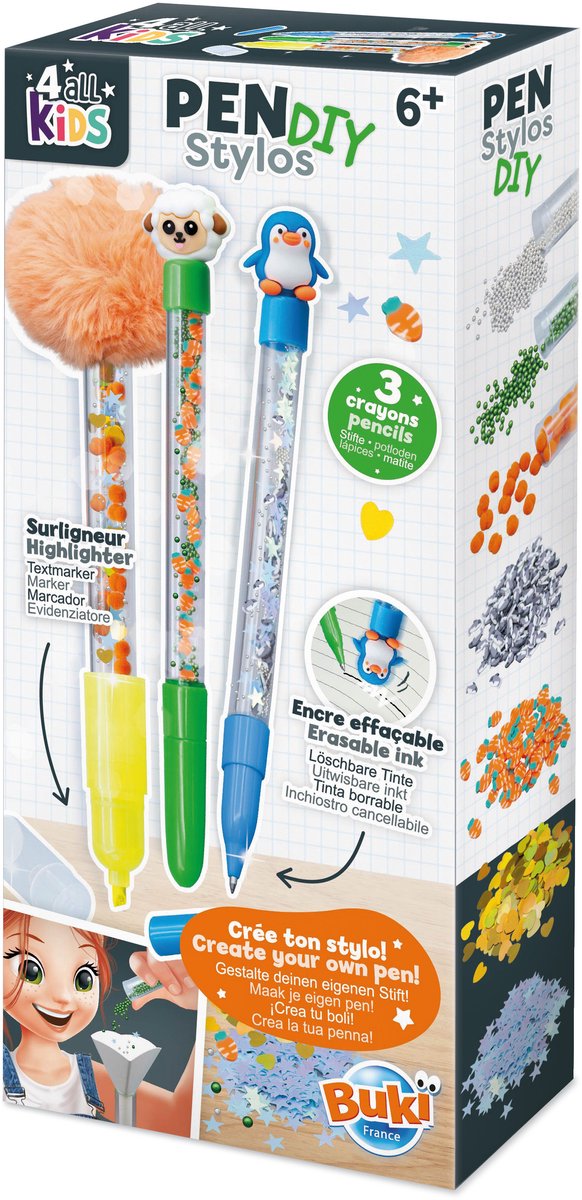 Buki france buki - balpen diy - personaliseer je balpen