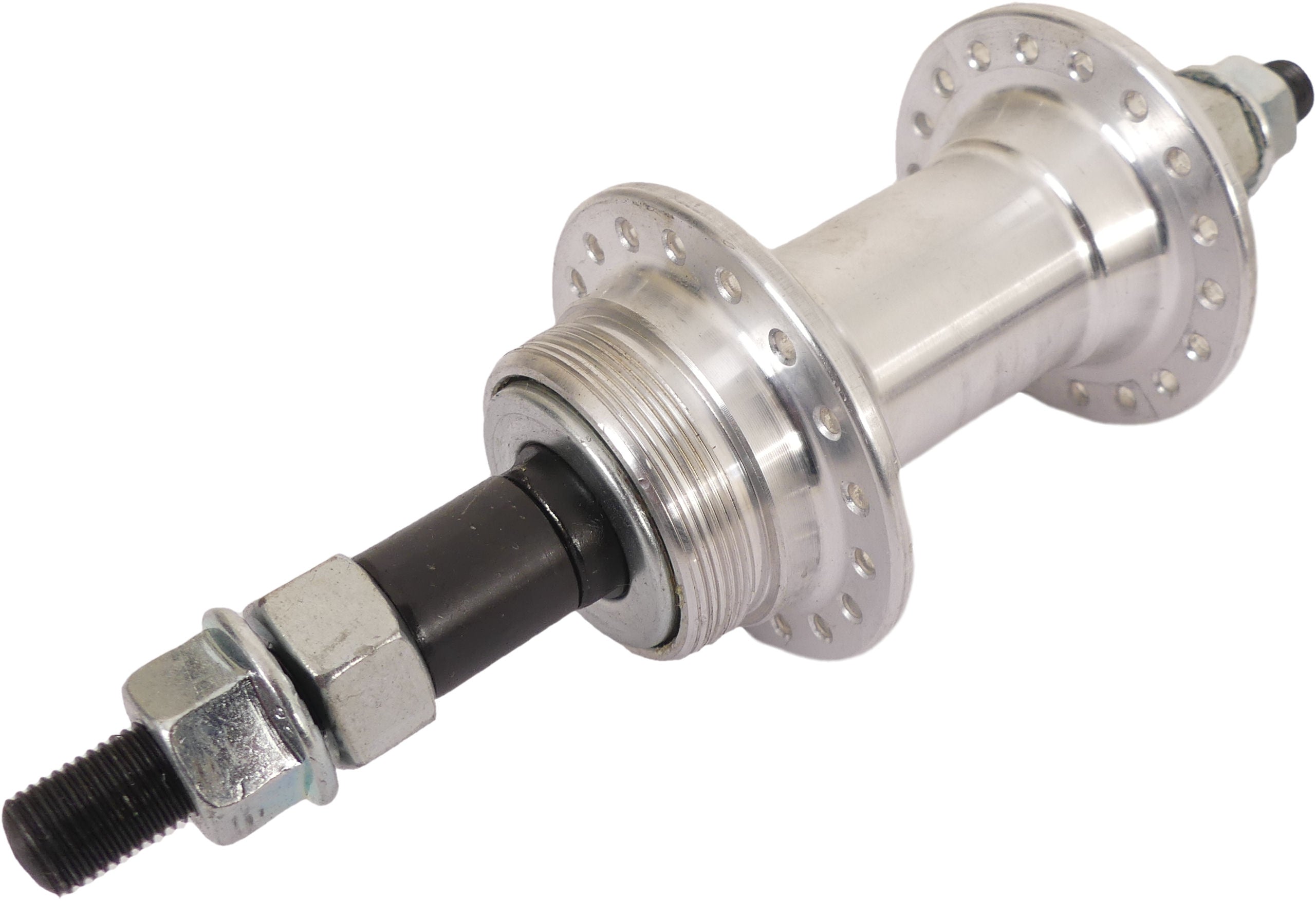 Vrijloop achternaaf met vast als 36 gaats aluminium