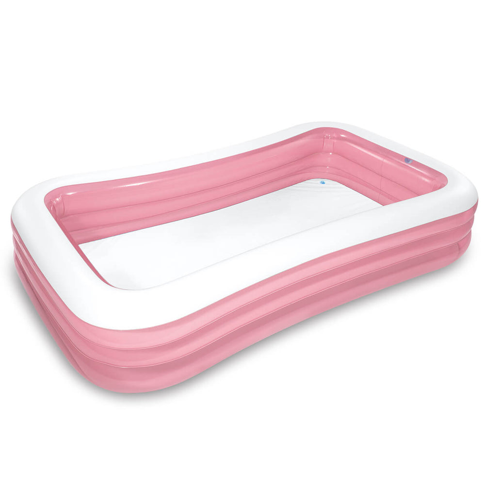 Opblaasbaar zwembad Familiezwembad - roze