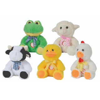 Dieren 15 cm met geluid 5 assorti | 10 stuks