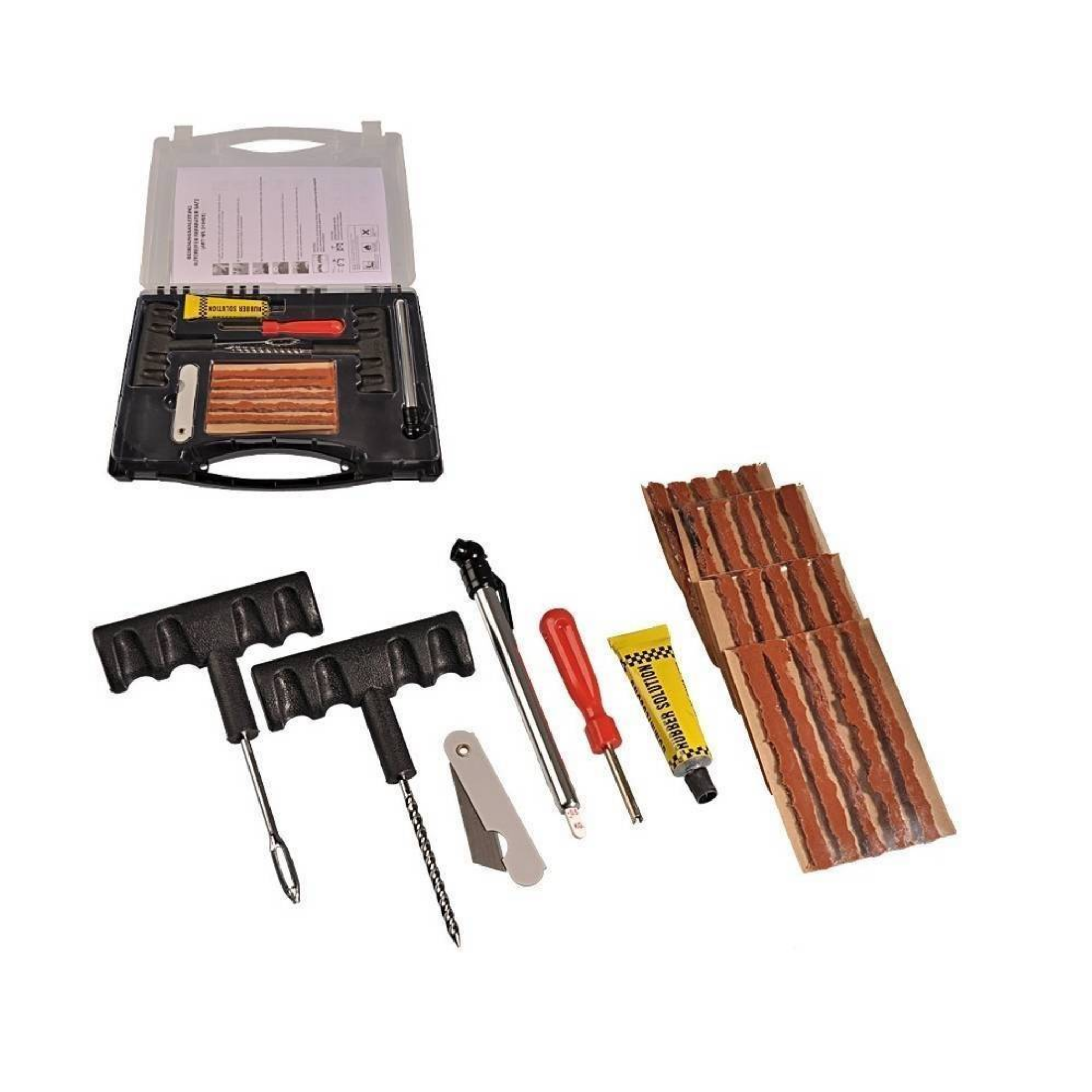 CA0704A Kit de réparation de pneus de voiture 28 pièces