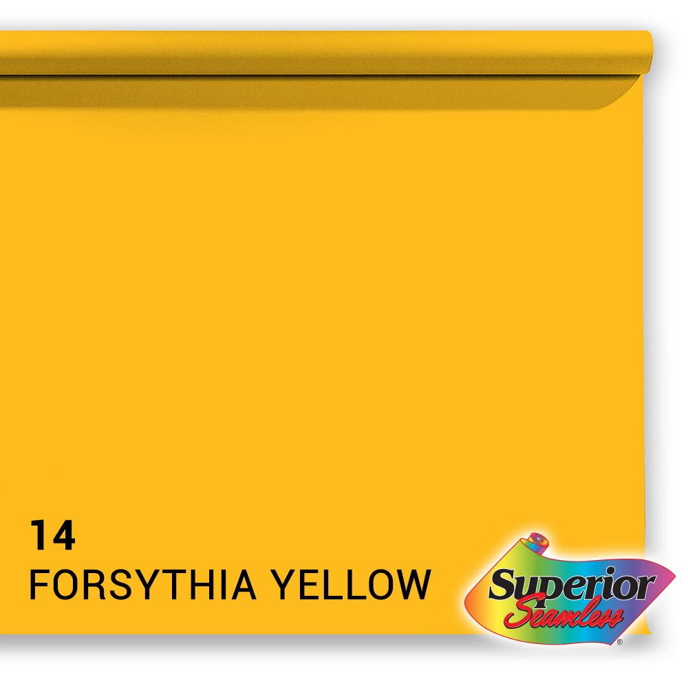 Superior achtergrondpapier 14 forsythia geel 1,35 x 11m