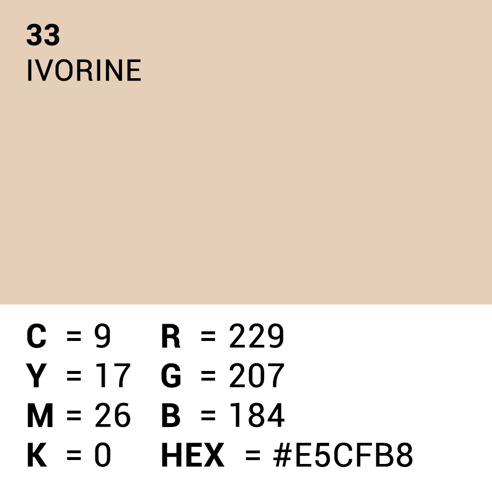 Superior background paper 33 ivorine 1.35 x 11m